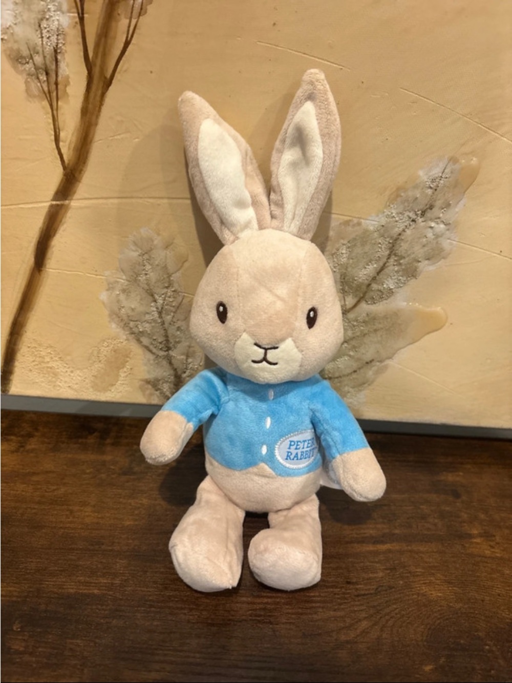 Peter Rabbit Plush Stuffed Bunny in Blue Jacket